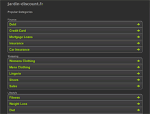 Tablet Screenshot of jardin-discount.fr
